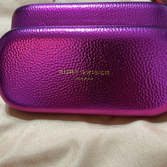 Kurt Geiger metallic glasses caseCute metallic bright color